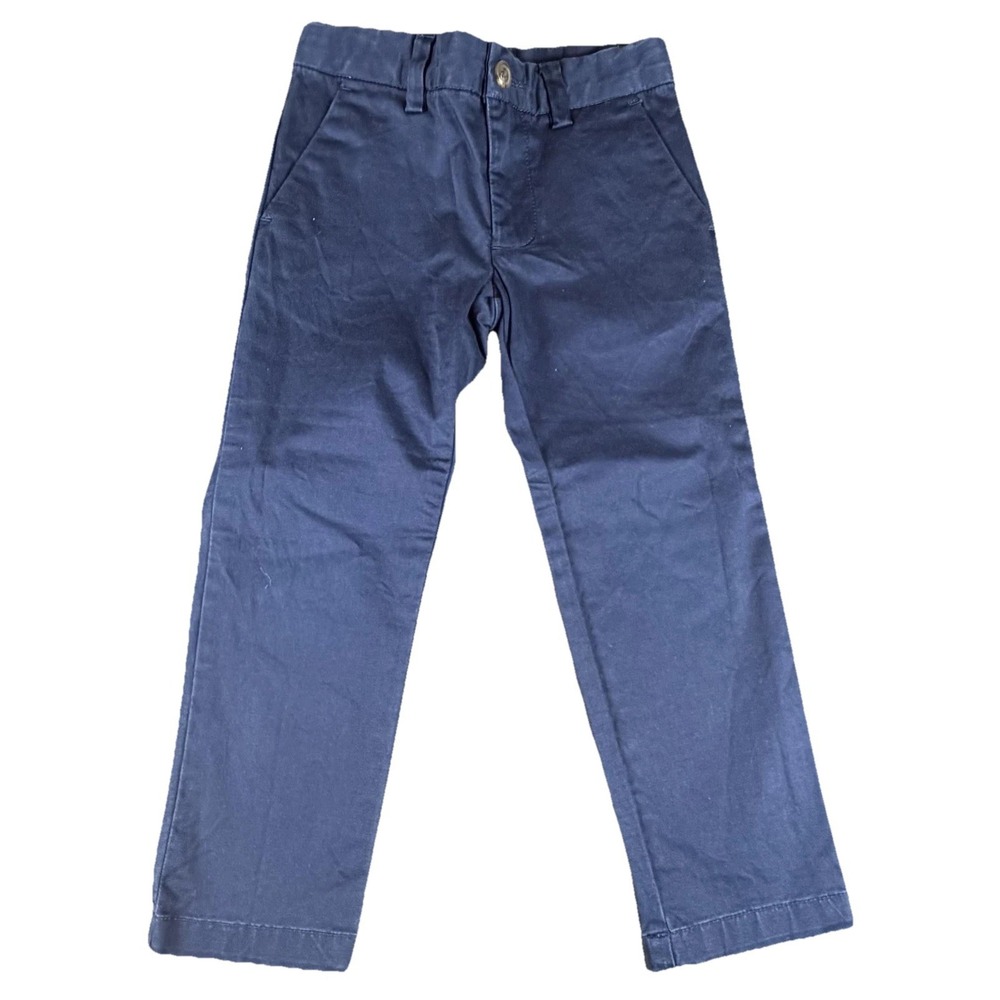 Polo Ralph Lauren Pants Boys 3T Blue Chino Twill Khakis Pockets Fall Casual